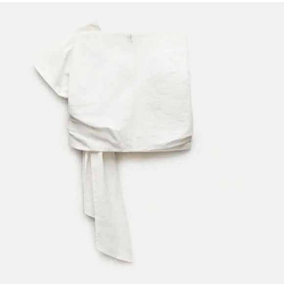 ZARA KNOTTED MINI SKIRT ZW COLLECTION - Picture 5 of 6